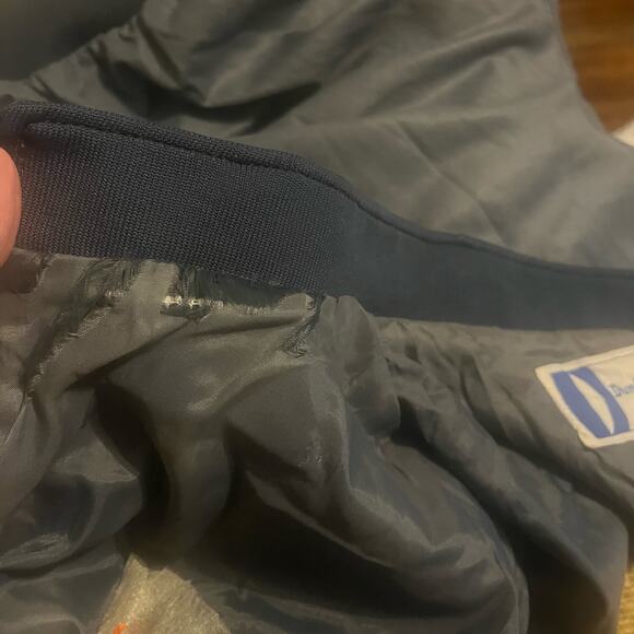 70s 80s Vintage original Dunbrooke Pla-Jac bomber jacket with company logo - Picture 10 of 11